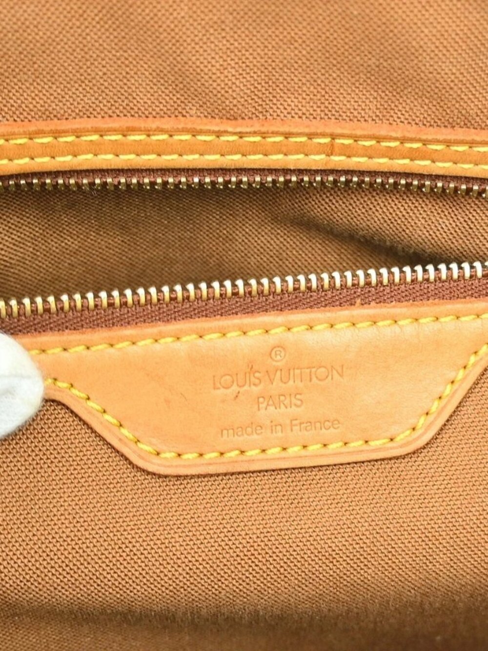 Best03 LOUIS VUITTON CABAS MEZZO HAND TOTE BAG MONOGRAM M51151 AR1010 RQ02761 - Picture 13 of 15